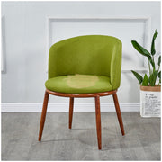 Modern Accent Linen Lounge Chair | Black Chair