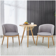 Modern Accent Linen Lounge Chair | Black Chair
