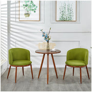 Modern Accent Linen Lounge Chair | Black Chair