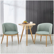 Modern Accent Linen Lounge Chair | Grey Chair