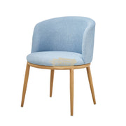 Modern Accent Linen Lounge Chair | Grey Chair