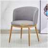 Modern Accent Linen Lounge Chair | Grey Chair