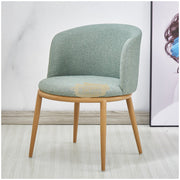 Modern Accent Linen Lounge Chair | Grey Chair