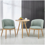 Modern Accent Linen Lounge Chair | Lime Green Chair