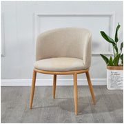 Modern Accent Linen Lounge Chair | Lime Green Chair