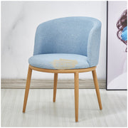 Modern Accent Linen Lounge Chair | Red Chair