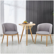 Modern Accent Linen Lounge Chair | Red Chair