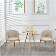 Modern Accent Linen Lounge Chair | Red Chair