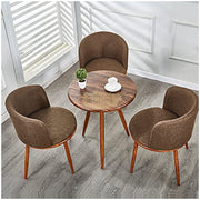 Modern Accent Linen Lounge Chair | Red Chair