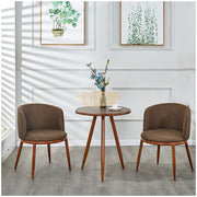 Modern Accent Linen Lounge Chair | Red Chair