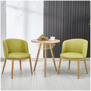 Modern Accent Linen Lounge Chair | Red Chair