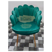 Modern Classic Luxury Comfortable Shell Velvet Accent Chair - Green Chair