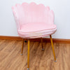 Modern Classic Luxury Comfortable Shell Velvet Accent Chair - Pink Chair