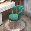 Modern Classic Luxury Comfortable Shell Velvet Accent Chair With Golden Lines with pillow - Green