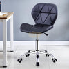 Modern Height Adjustable Multifunctional Chair on Wheels | Black Chair