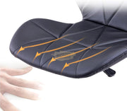 Modern Height Adjustable Multifunctional Chair on Wheels | Black Chair