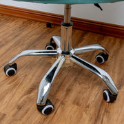 Modern Leisure Velvet Shell Height Adjustable Swivel Office Desk Chair on Wheels - Pink