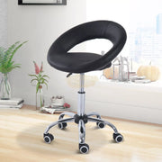 Modern Low Back Swivel Height Adjustable Semi-Circular Stool Stool