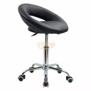 Modern Low Back Swivel Height Adjustable Semi-Circular Stool Stool