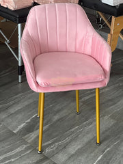 Modern Luxury Velvet Accent Chair - Pink