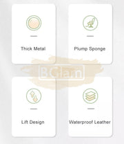 Modern Salon Styling Chair with Hydraulic Lift | Square Silver Disc Plate | Grey/Silver Barber Chair