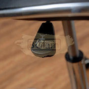 Modern Shell Shape Drafting Chair with wheels | Beige Stool