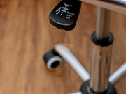 Modern Shell Shape Drafting Chair with wheels | White Stool