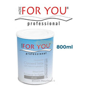 MORE FOR YOU Azulene Canned Wax 800ml | Professional Smooth Hair Removal Liposoluble Wax Tin