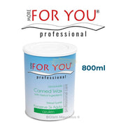 MORE FOR YOU Azulene Canned Wax 800ml | Professional Smooth Hair Removal Liposoluble Wax Tin