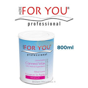 MORE FOR YOU Natural Canned Wax 800ml | Professional Smooth Hair Removal Liposoluble Wax Tin