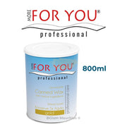 MORE FOR YOU Titanium Canned Wax 800ml | Professional Smooth Hair Removal Liposoluble Wax Tin