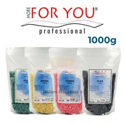 MORE FOR YOU Titanium Film Hard Wax Beans 1000g | Smooth & Gentle Care Hard Wax Beans