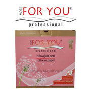 MORE FOR YOU Waxing Cloth Roll 80m with Dispenser Case | Professional Use Waxing Cloth