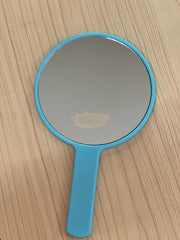 Multi Color Handheld Mirror Round 9.5cm Sky Blue Handheld Mirrors