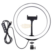 Multi-Function USB Ring Light 26cm with Tripod & Phone Clip Salon Furnishing