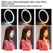 Multi-Function USB Ring Light 30 cm with Tripod & Phone Clip Salon Furnishing