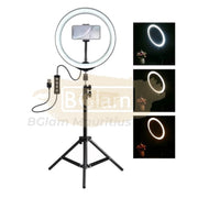 Multi-Function USB Ring Light 33 cm with Tripod & Phone Clip Salon Furnishing