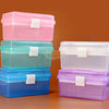 Multi-purpose Double Layer Transparent Storage Box 20*12.4*10.8cm Storage Containers