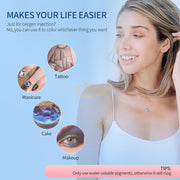 Multi-Purpose Rechargeable Handheld Single Action Airbrush Set - Pink Airbrush