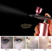 Multi-Purpose Rechargeable Handheld Single Action Airbrush Set - Red Airbrush