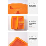 Multi-Purpose Stackable Plastic Storage Caddy 23.5x21.5x13cm Storage Containers