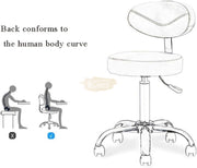 Multifunctional Adjustable Swivel Chair on Wheels | Black Chair