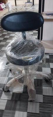 Multifunctional Adjustable Swivel Chair on Wheels | Black Chair