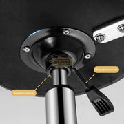 Multifunctional Adjustable Swivel Chair on Wheels | Black Chair