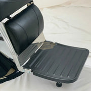 Multifunctional Hydraulic Reclining Barber Chair with Headrest & Footrest | Black Barber Chair