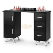Multifunctional Table with 3 Drawers | Black 108*45*76cm Manicure Tables