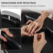 Multifunctional Table with 3 Drawers | Black 108*45*76cm Manicure Tables