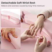 Multifunctional Table with 3 Drawers | Pink 108*45*76cm Manicure Tables