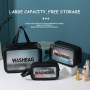 Multipurpose PVC Travel Organizer Bag | Black Toiletry Bag