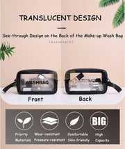 Multipurpose PVC Travel Organizer Bag | Black Toiletry Bag